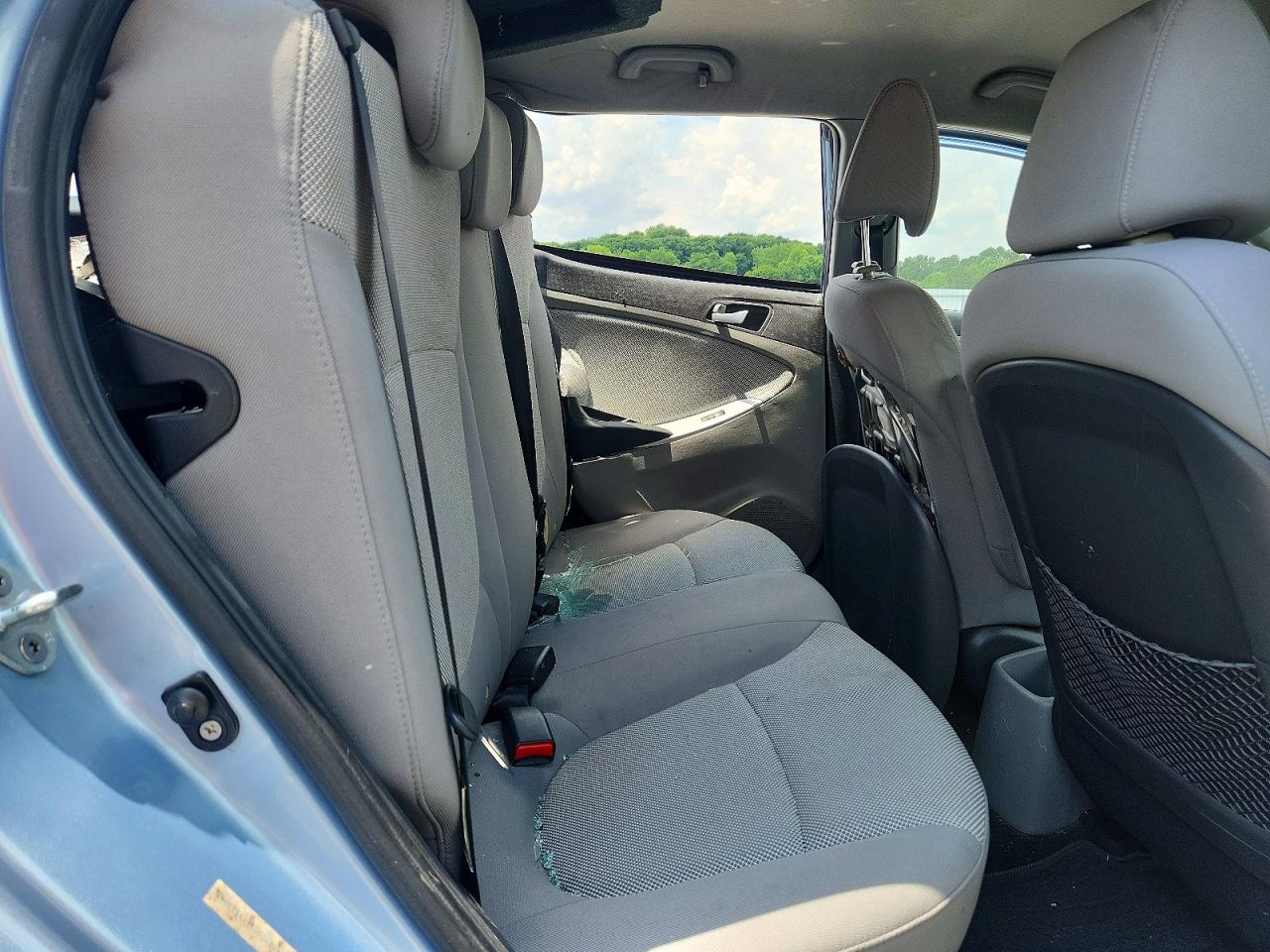 2012 Hyundai Accent Gs Blue vin: KMHCT5AE1CU004899
