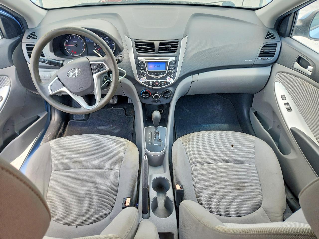 2012 Hyundai Accent Gs Blue vin: KMHCT5AE1CU004899