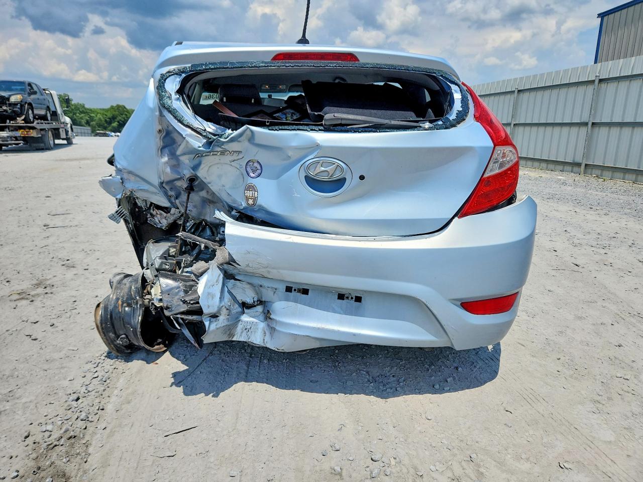 2012 Hyundai Accent Gs Blue vin: KMHCT5AE1CU004899