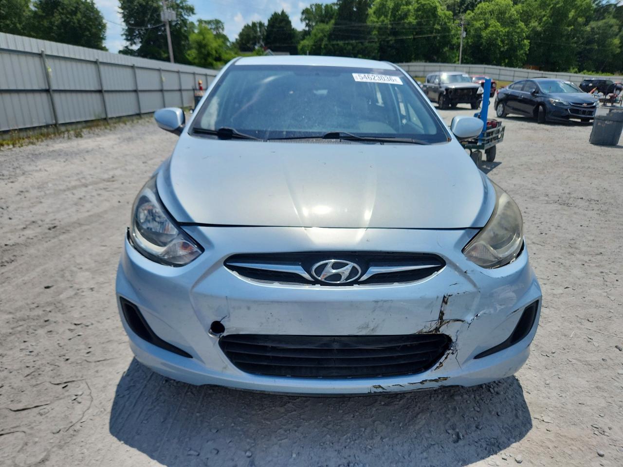 2012 Hyundai Accent Gs Blue vin: KMHCT5AE1CU004899