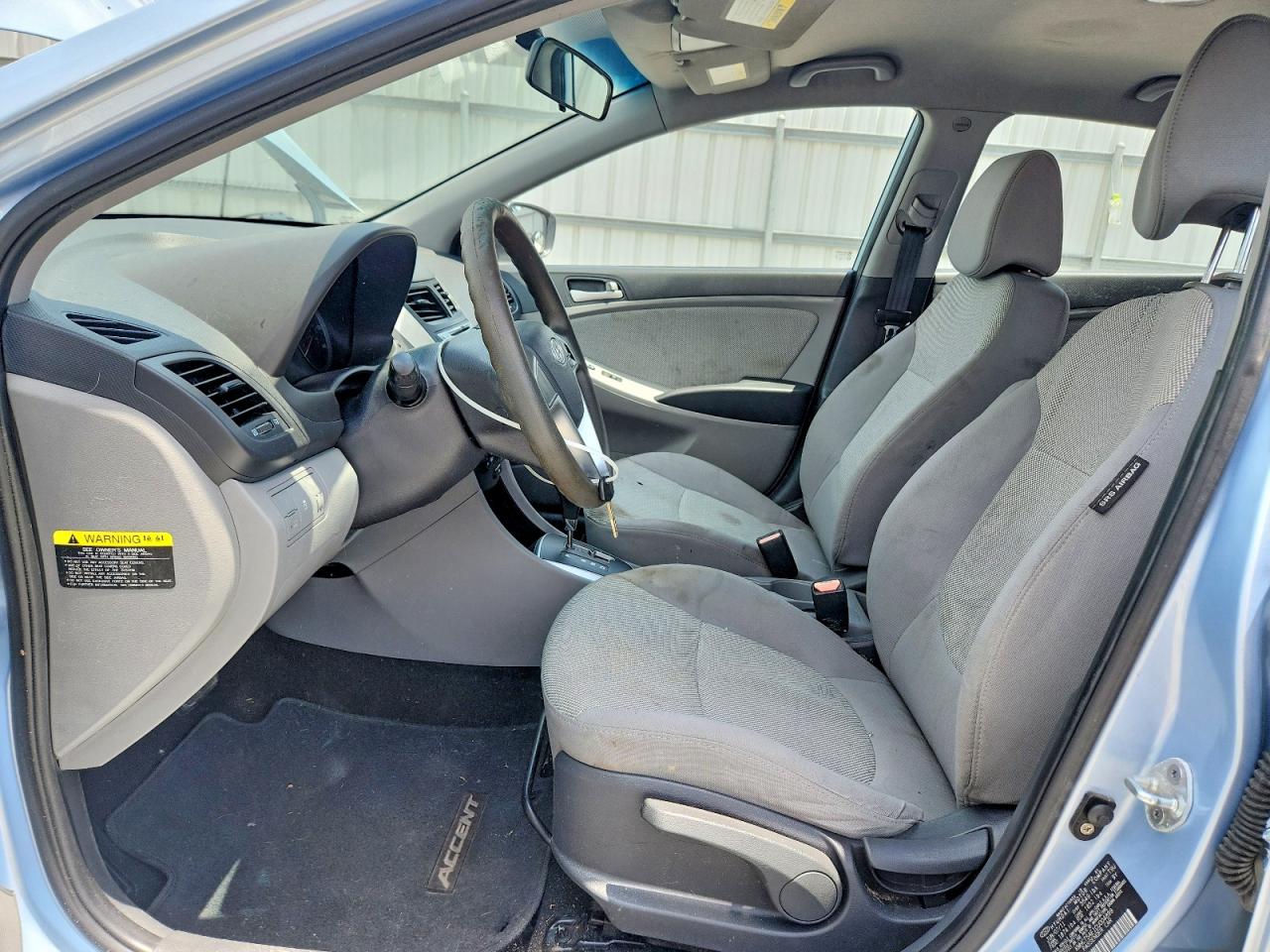 2012 Hyundai Accent Gs Blue vin: KMHCT5AE1CU004899