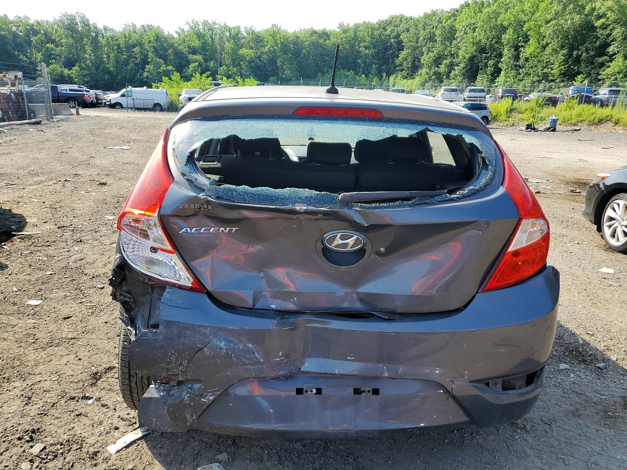 2012 Hyundai Accent Gs Blue vin: KMHCT5AE1CU011755