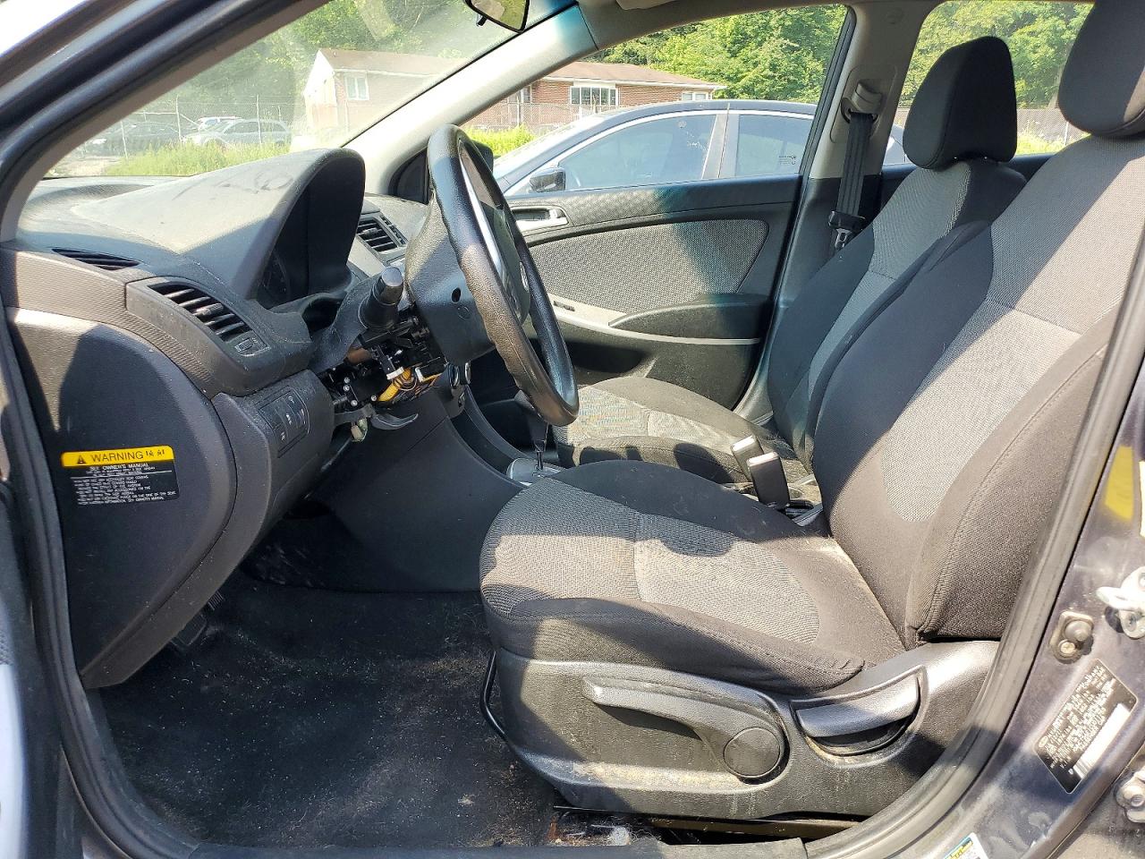 2012 Hyundai Accent Gs Blue vin: KMHCT5AE1CU011755