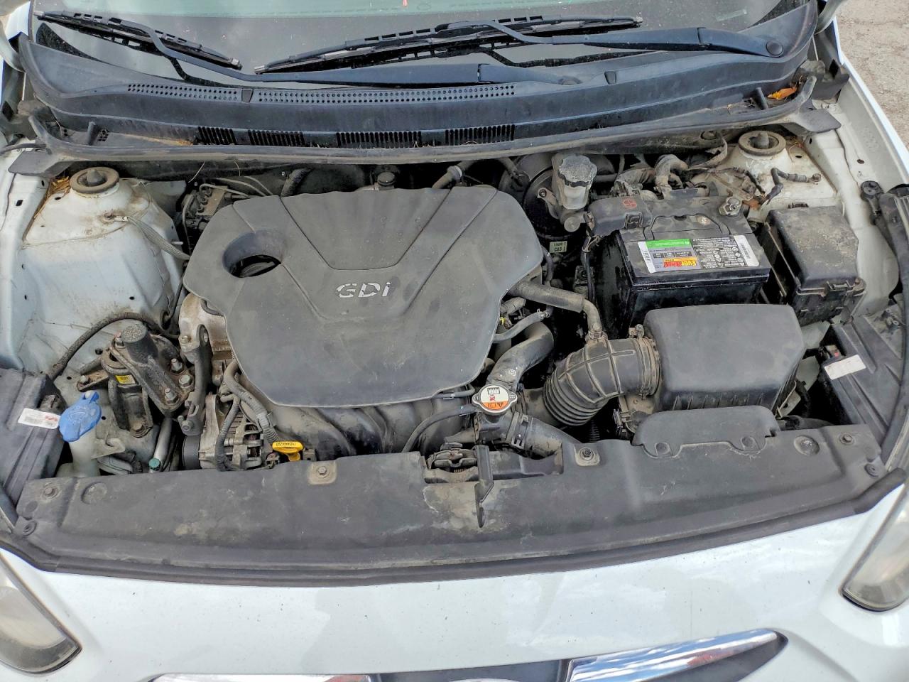 2013 Hyundai Accent Gs Белый vin: KMHCT5AE1DU066787