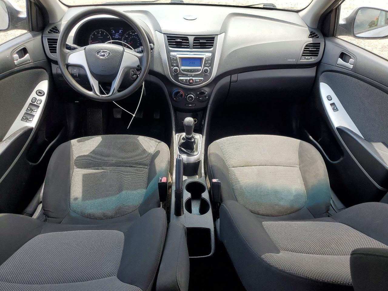 2013 Hyundai Accent Gs Silver vin: KMHCT5AE1DU081564
