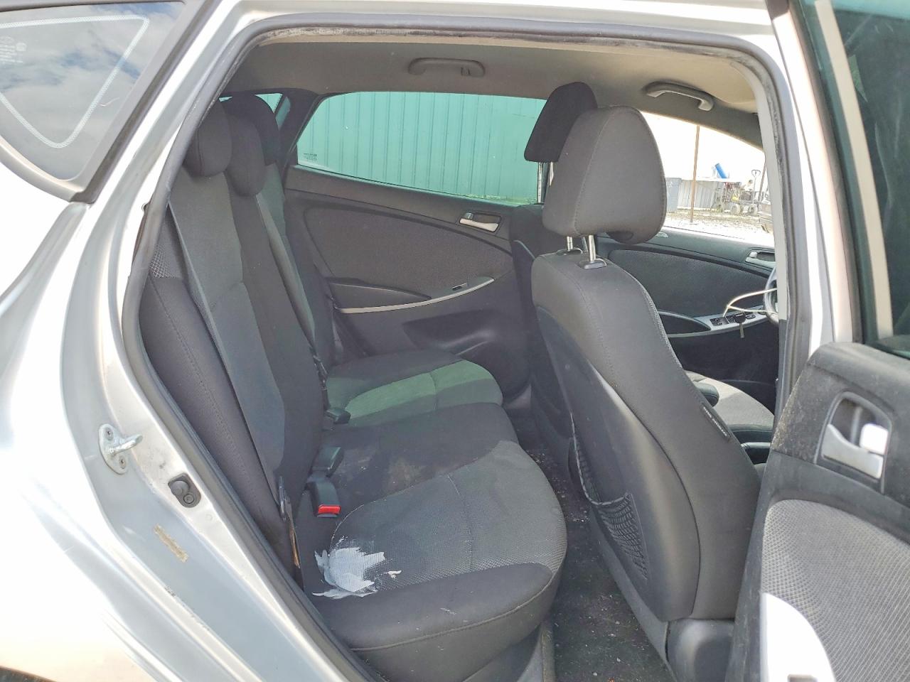 2013 Hyundai Accent Gs Silver vin: KMHCT5AE1DU082181