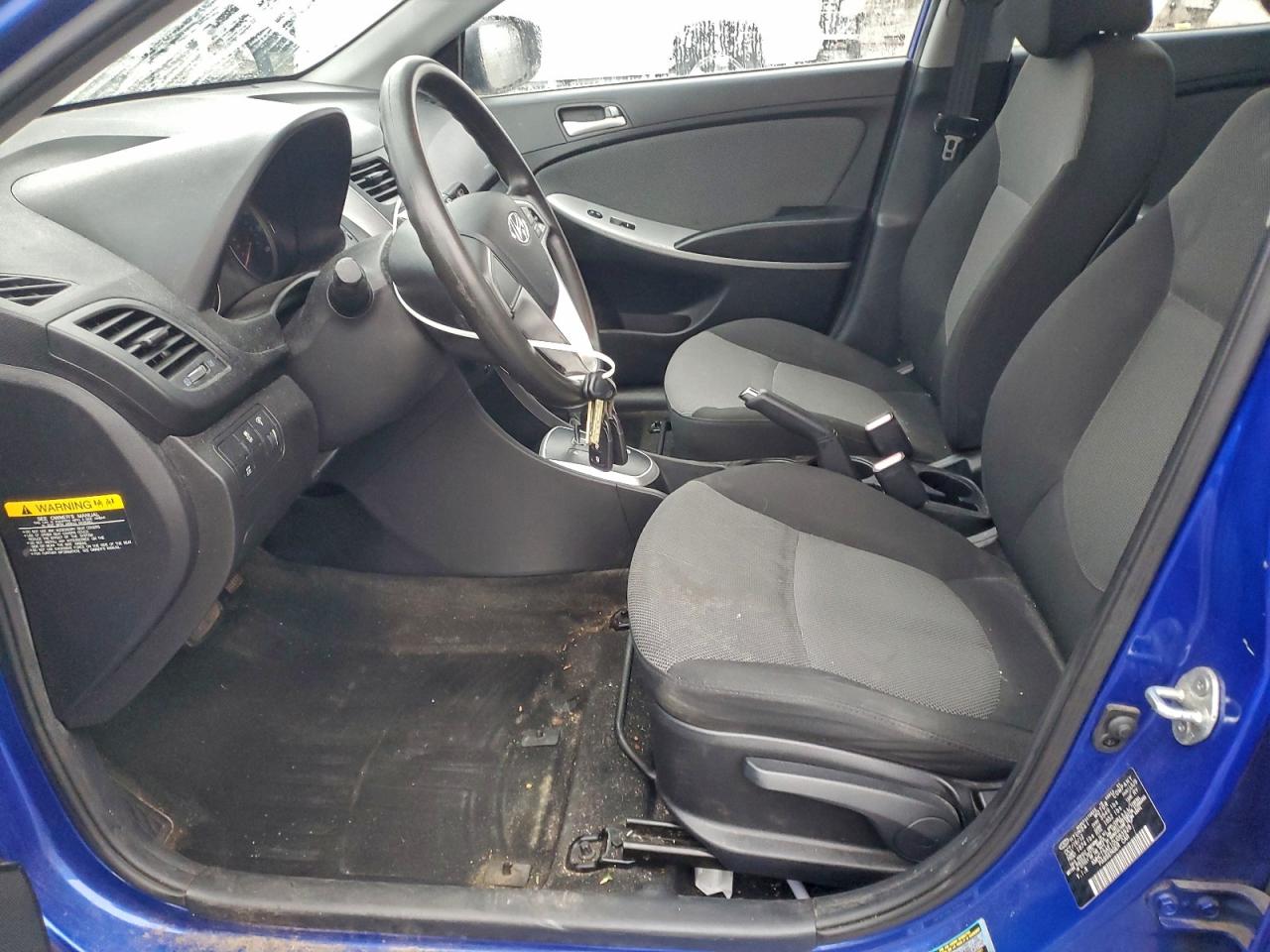 2013 Hyundai Accent Gls Blue vin: KMHCT5AE1DU083928