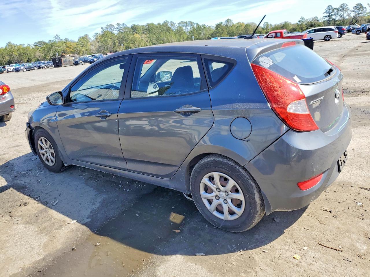 2013 Hyundai Accent Gs Gray vin: KMHCT5AE1DU088594