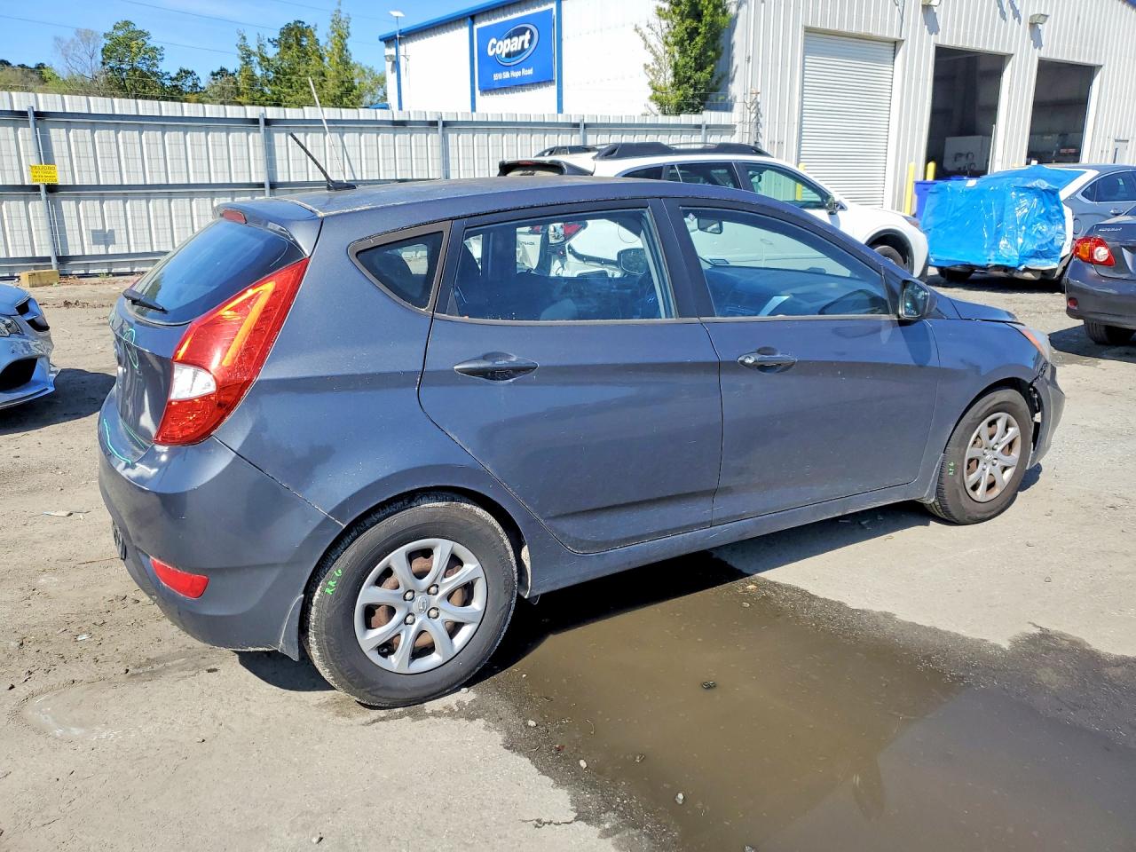2013 Hyundai Accent Gs Gray vin: KMHCT5AE1DU088594