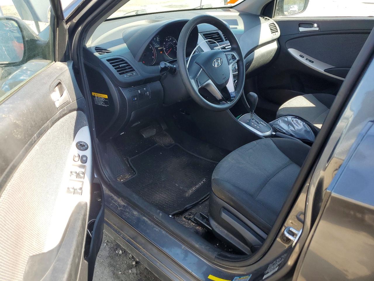 2013 Hyundai Accent Gs Gray vin: KMHCT5AE1DU088594