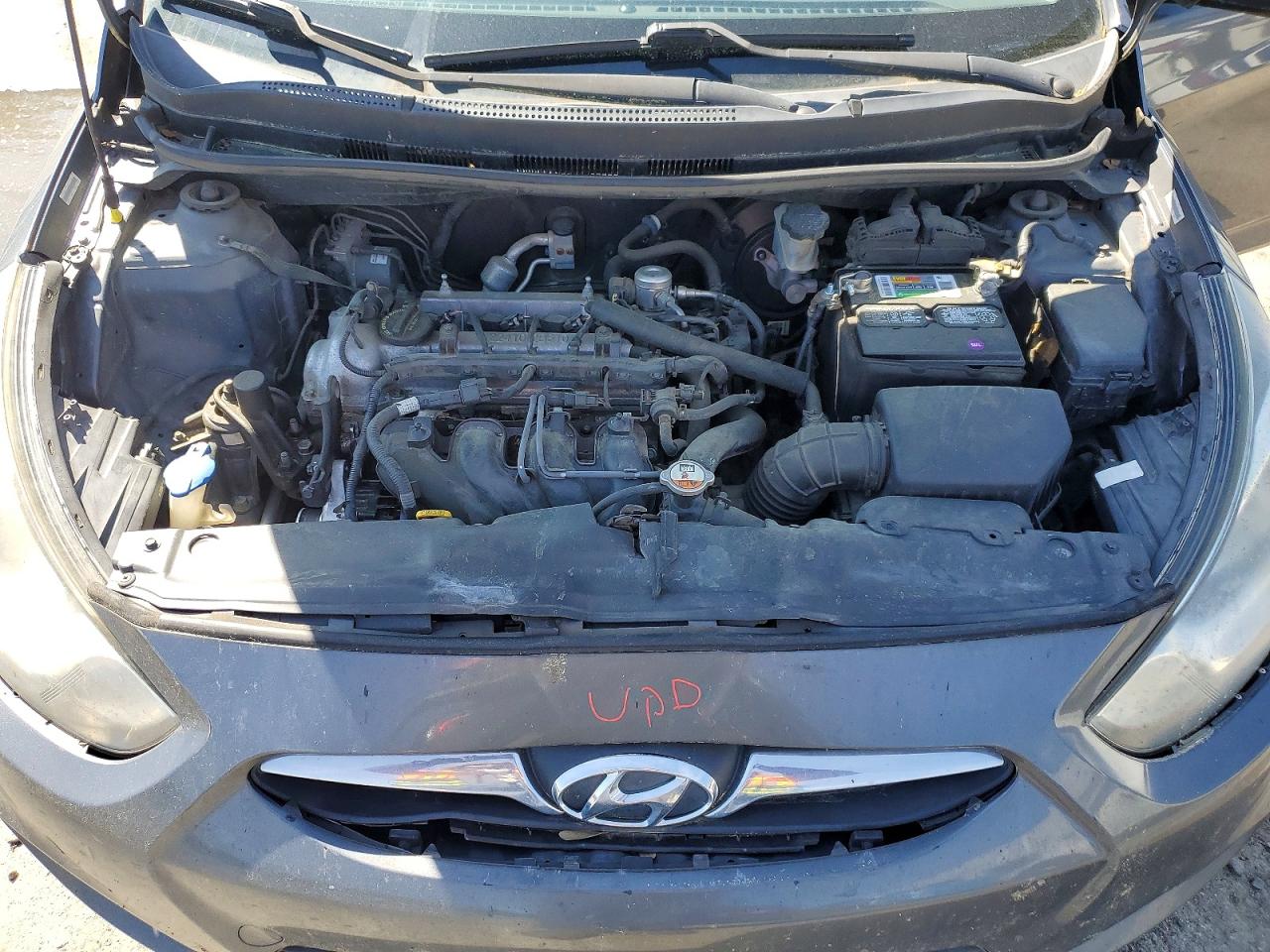 2013 Hyundai Accent Gs Gray vin: KMHCT5AE1DU088594