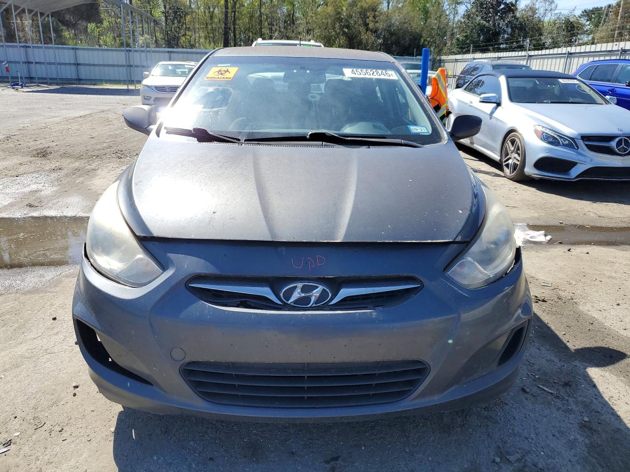 2013 Hyundai Accent Gs Gray vin: KMHCT5AE1DU088594