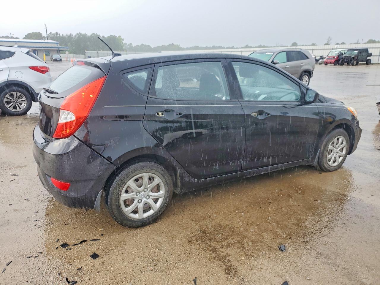 2013 Hyundai Accent Gs Black vin: KMHCT5AE1DU092032