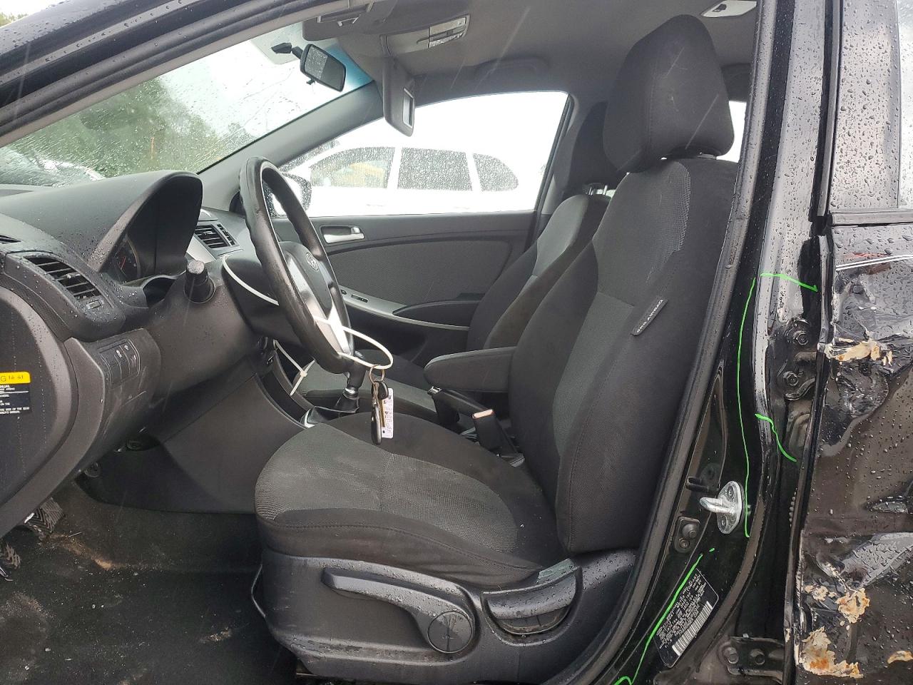 2013 Hyundai Accent Gs Black vin: KMHCT5AE1DU092032