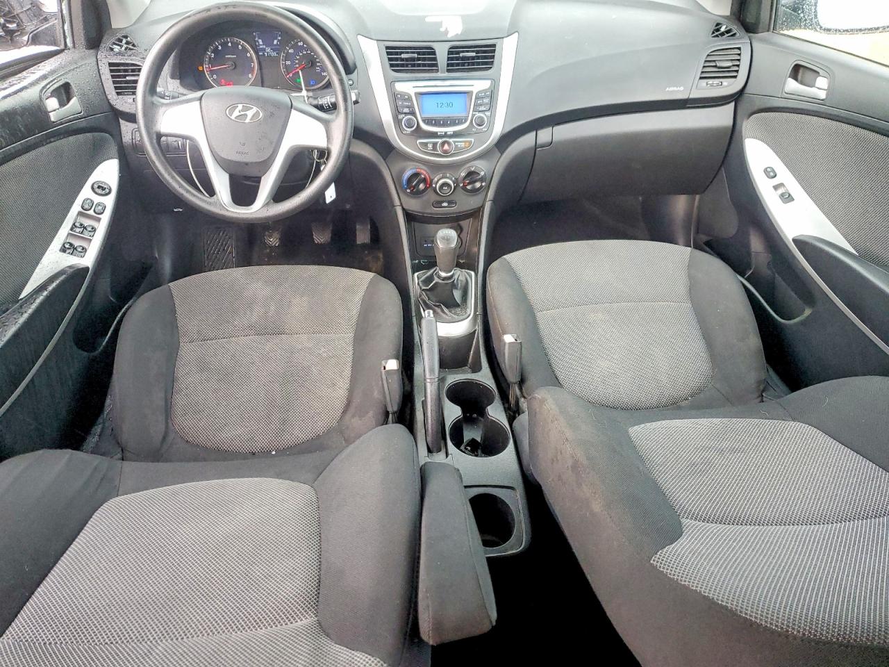 2013 Hyundai Accent Gs Black vin: KMHCT5AE1DU092032