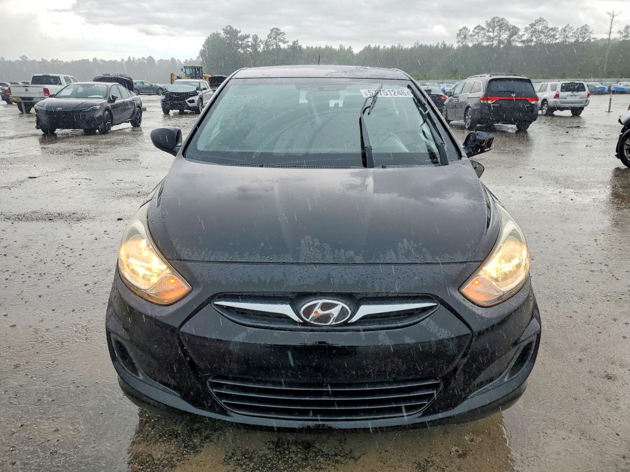 2013 Hyundai Accent Gs Black vin: KMHCT5AE1DU092032