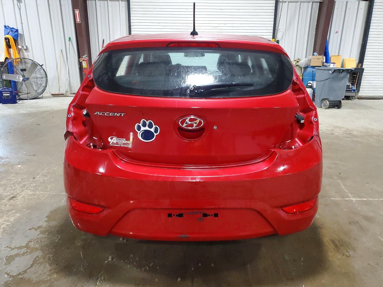2014 Hyundai Accent Gs Red vin: KMHCT5AE1EU142736
