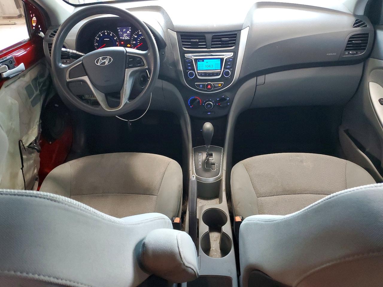 2014 Hyundai Accent Gs Red vin: KMHCT5AE1EU142736