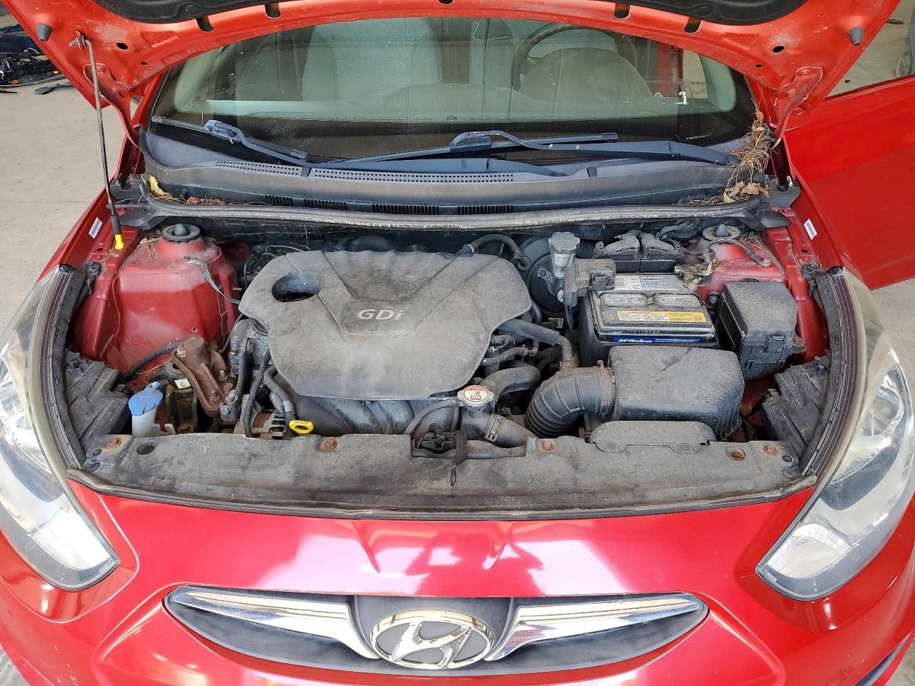 2014 Hyundai Accent Gs Red vin: KMHCT5AE1EU142736