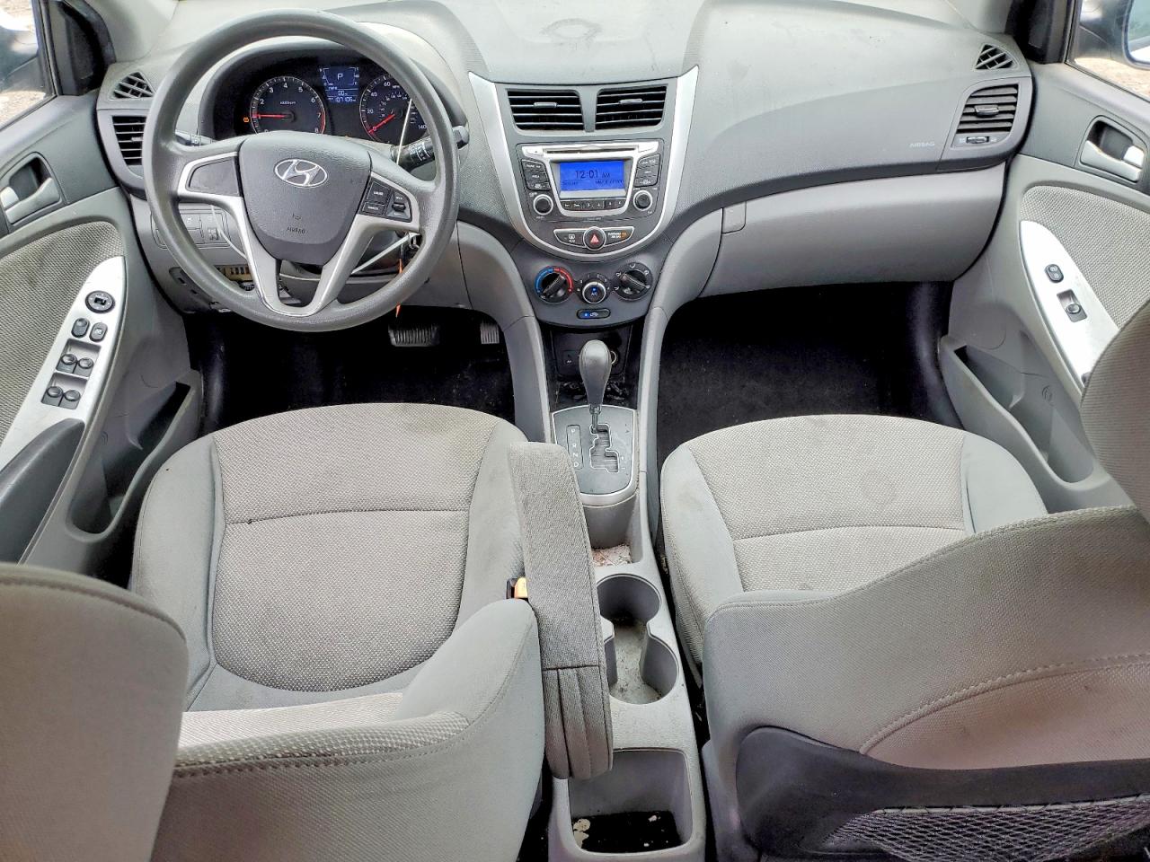 2014 Hyundai Accent Gs White vin: KMHCT5AE1EU146835