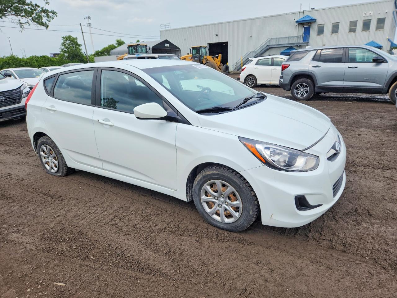 2014 Hyundai Accent Gls Белый vin: KMHCT5AE1EU148505
