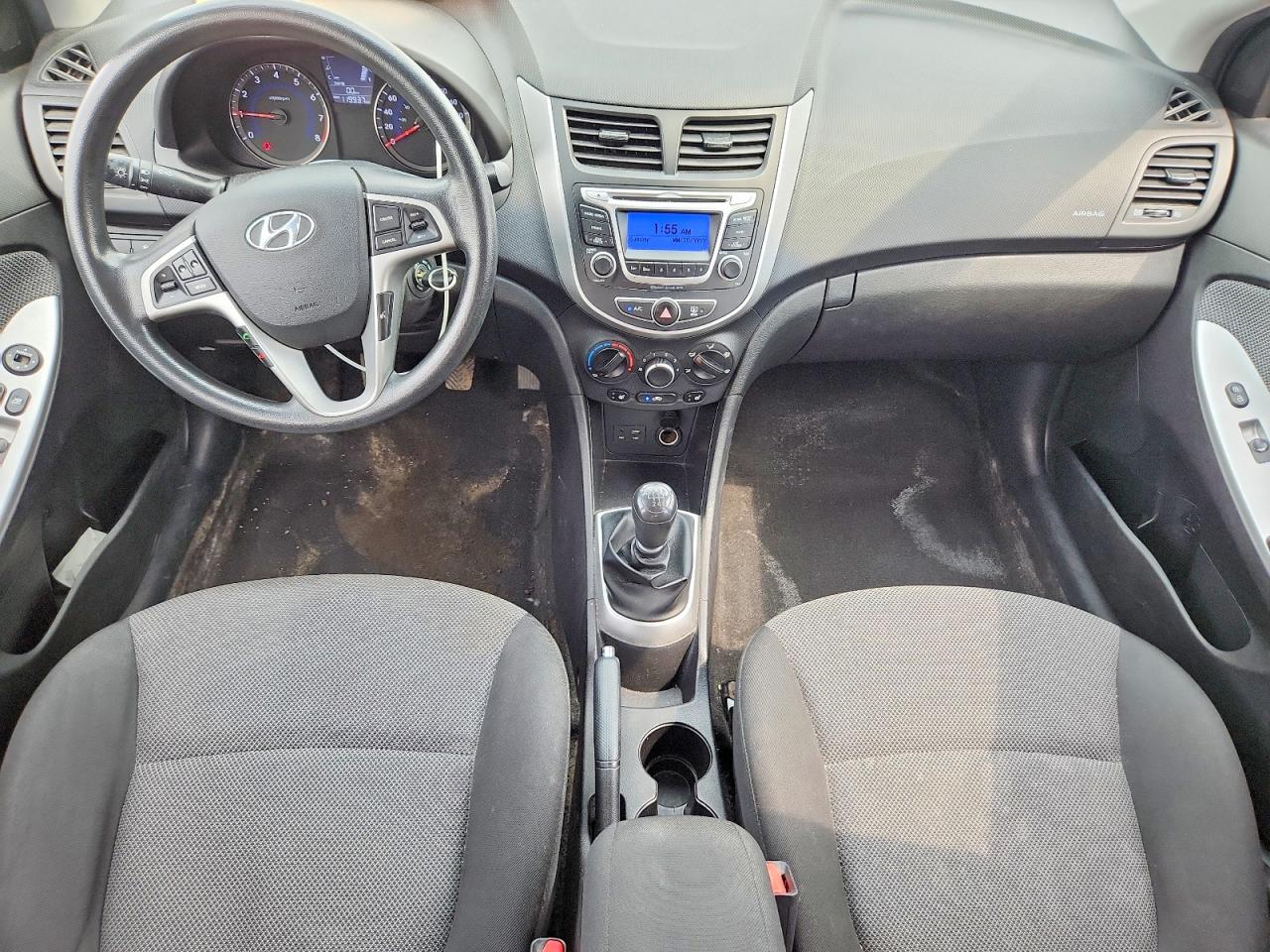 2014 Hyundai Accent Gls Белый vin: KMHCT5AE1EU148505