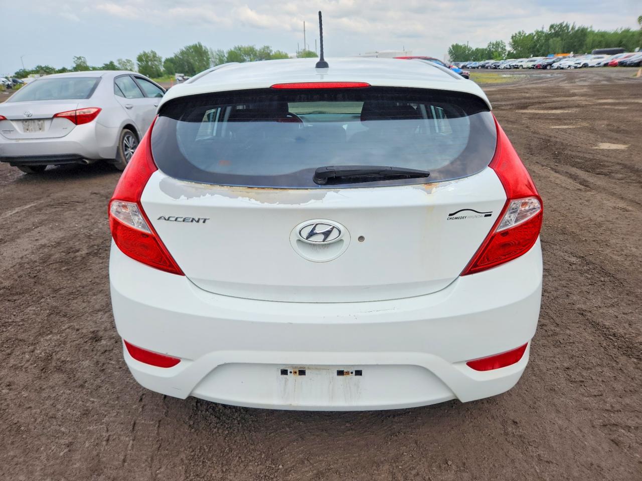 2014 Hyundai Accent Gls Белый vin: KMHCT5AE1EU148505