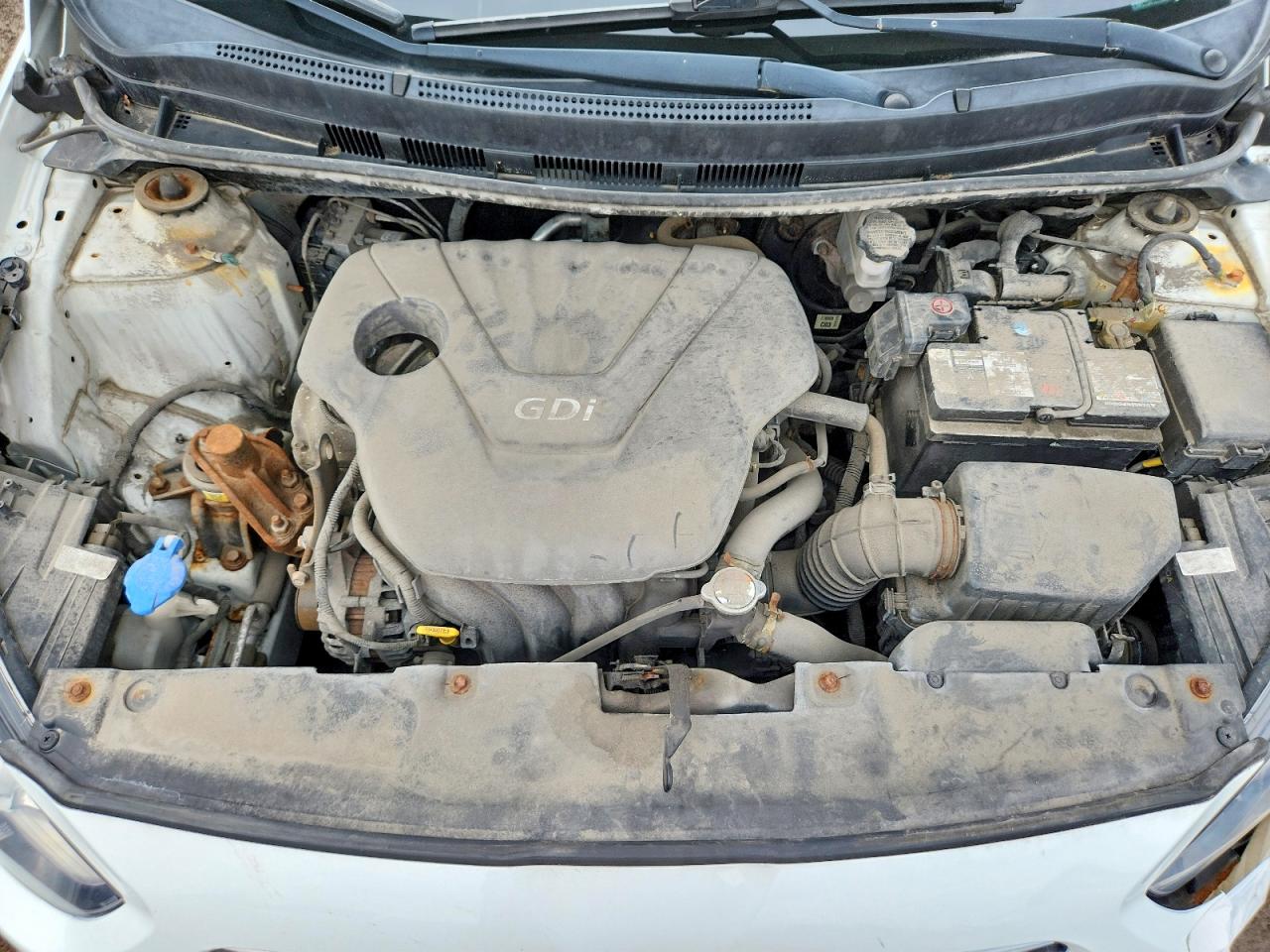 2014 Hyundai Accent Gls Белый vin: KMHCT5AE1EU148505