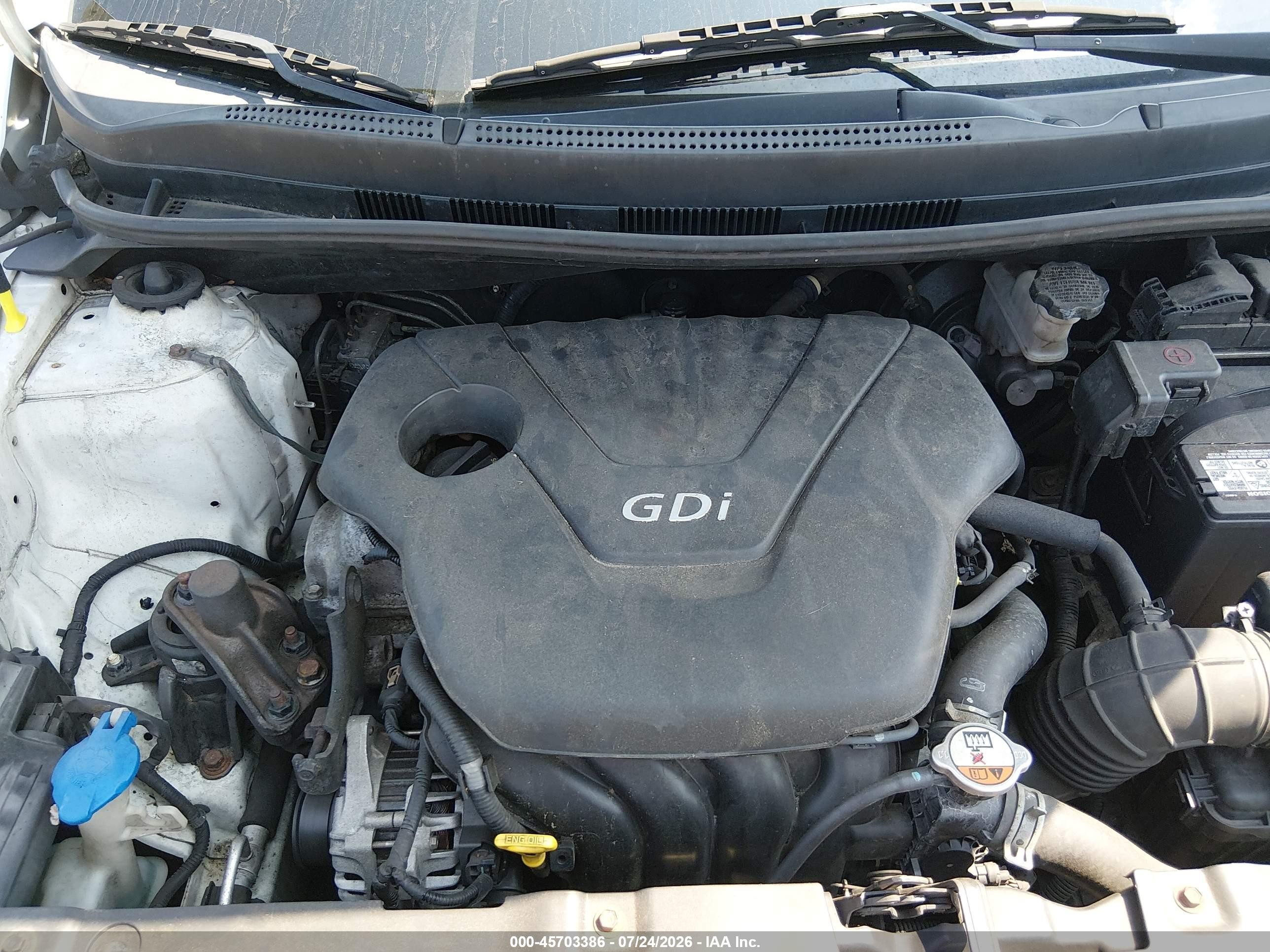 2014 Hyundai Accent Gs Белый vin: KMHCT5AE1EU194061