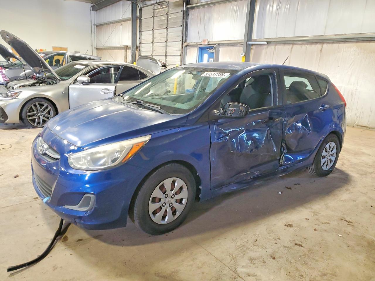 2015 Hyundai Accent Gs Blue vin: KMHCT5AE1FU204251