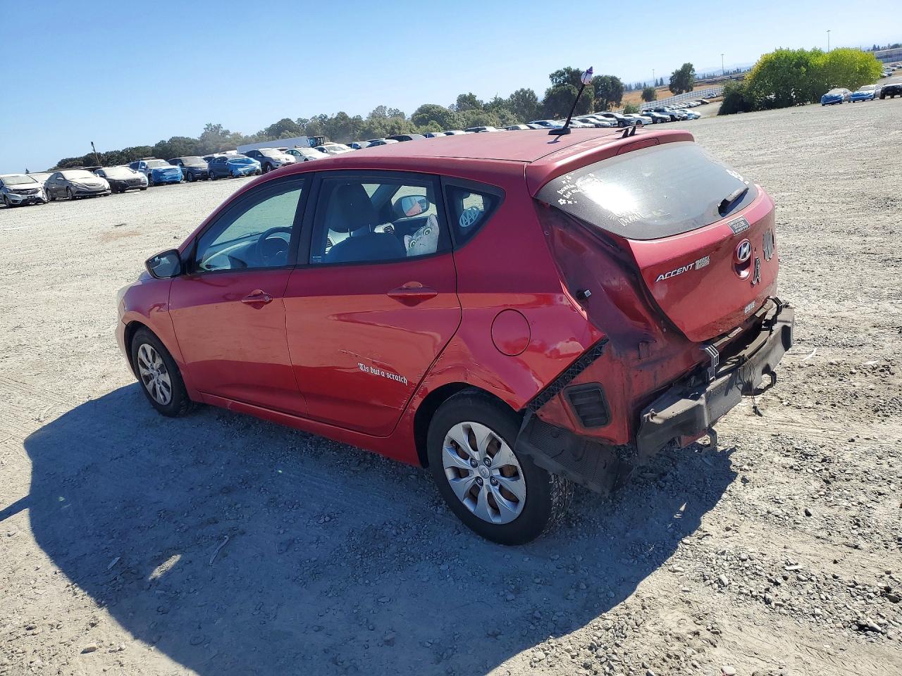 2015 Hyundai Accent Gs Красный vin: KMHCT5AE1FU219896