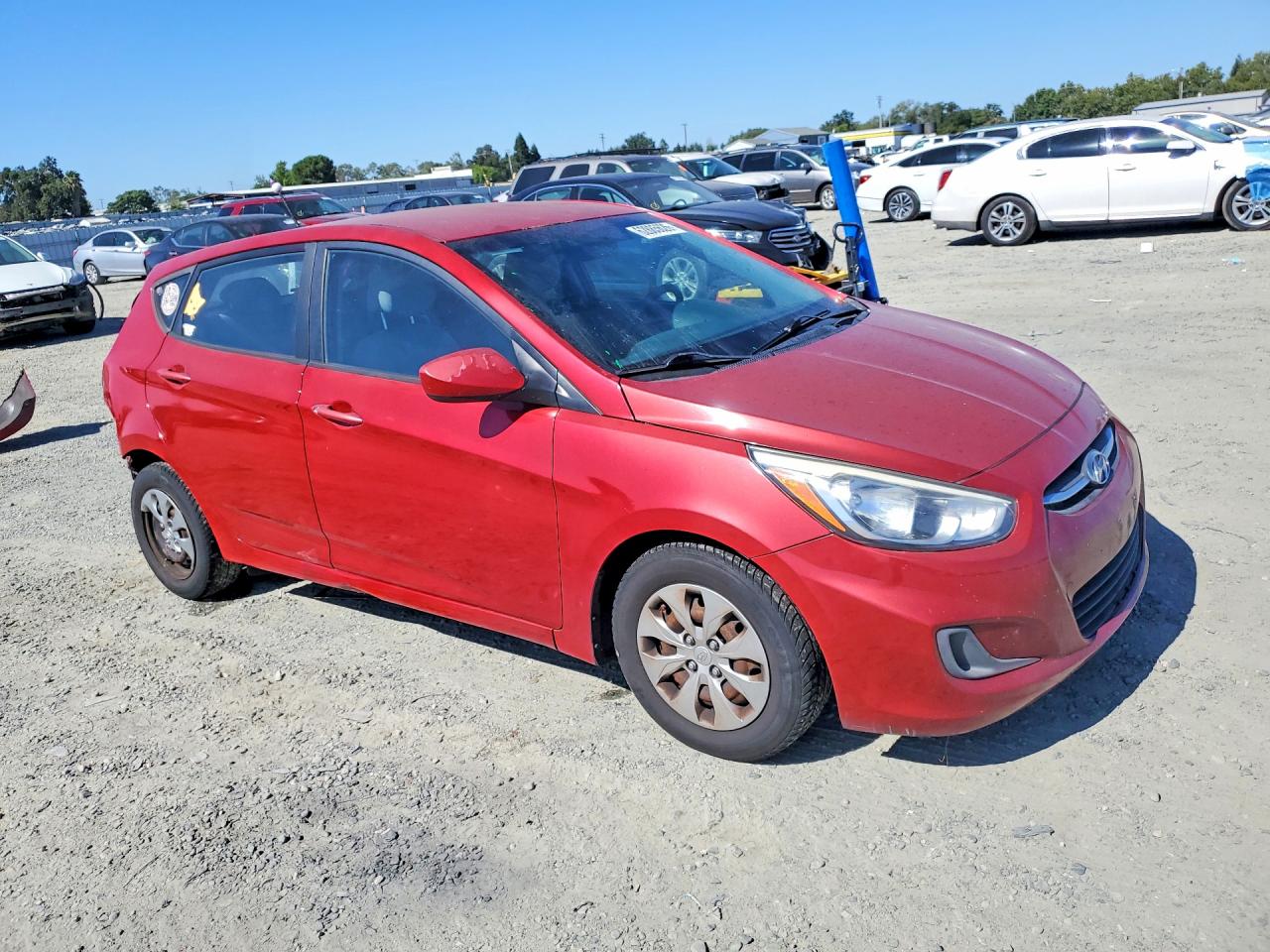 2015 Hyundai Accent Gs Красный vin: KMHCT5AE1FU219896
