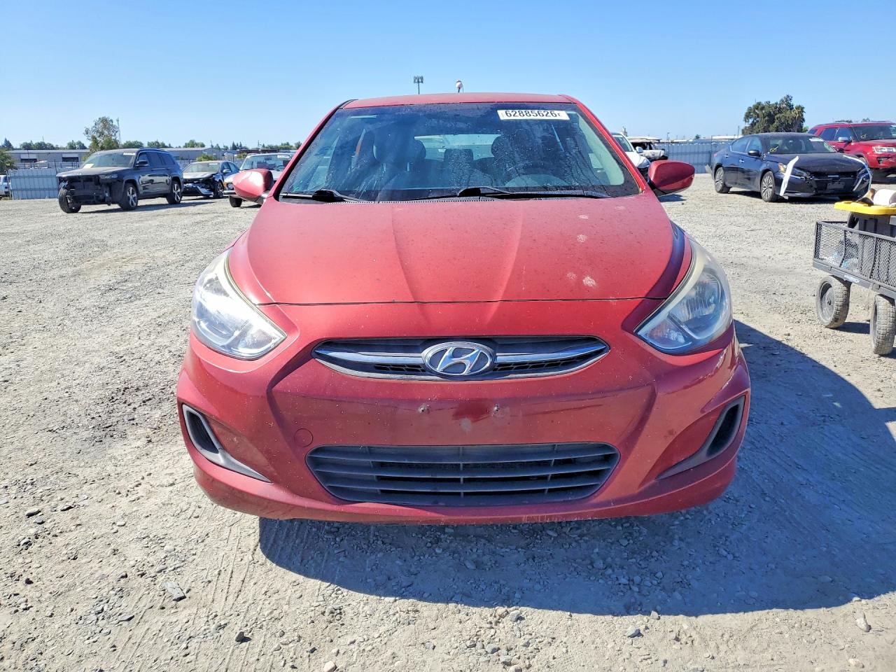 2015 Hyundai Accent Gs Красный vin: KMHCT5AE1FU219896