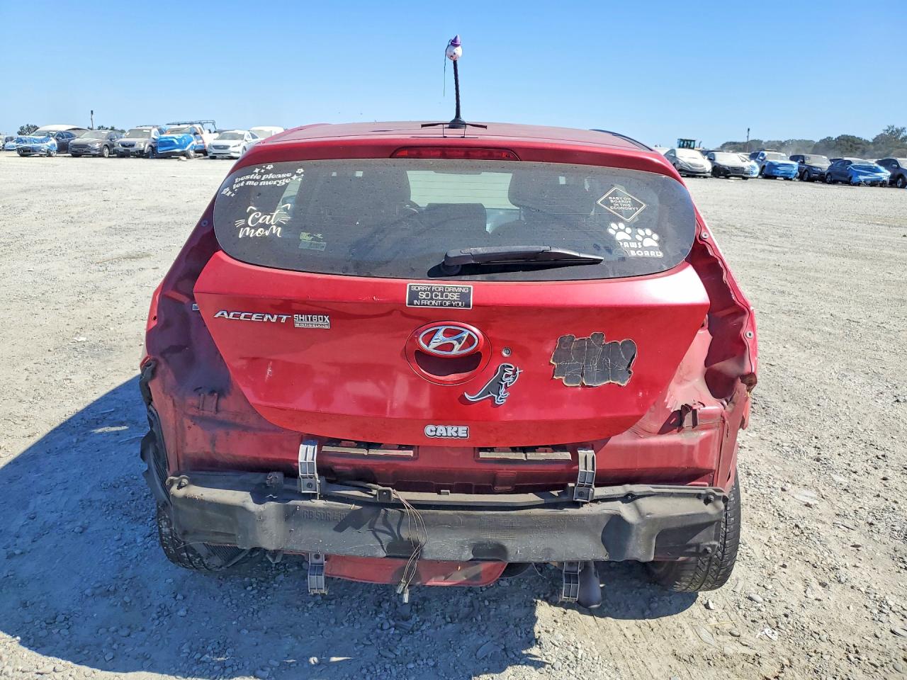 2015 Hyundai Accent Gs Красный vin: KMHCT5AE1FU219896