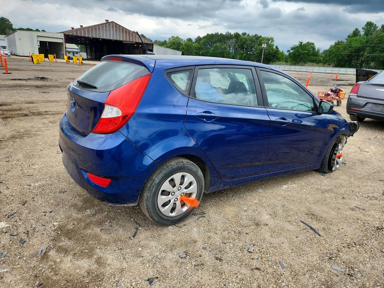 2017 Hyundai Accent Se Синий vin: KMHCT5AE1HU307804