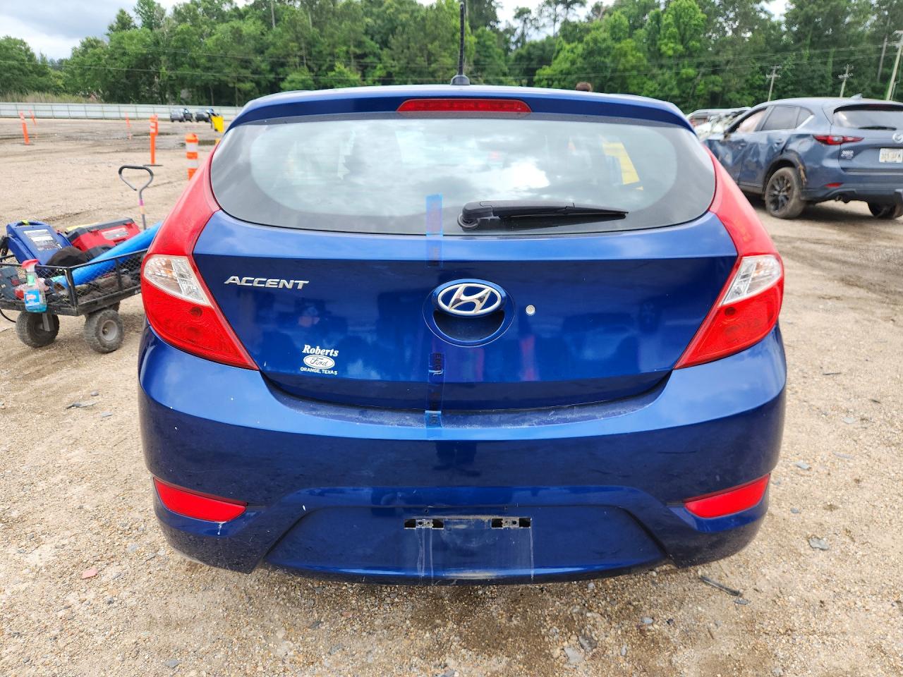 2017 Hyundai Accent Se Синий vin: KMHCT5AE1HU307804