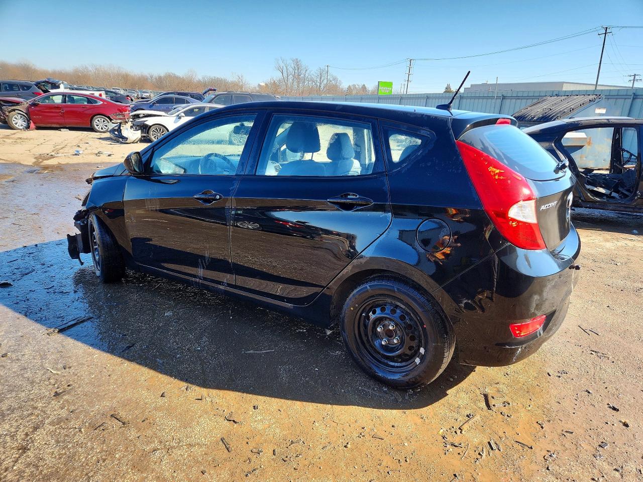 2017 Hyundai Accent Se Black vin: KMHCT5AE1HU311898