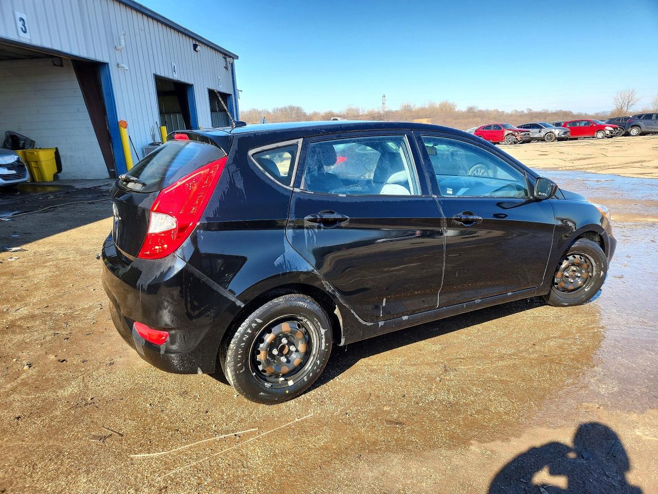 2017 Hyundai Accent Se Black vin: KMHCT5AE1HU311898