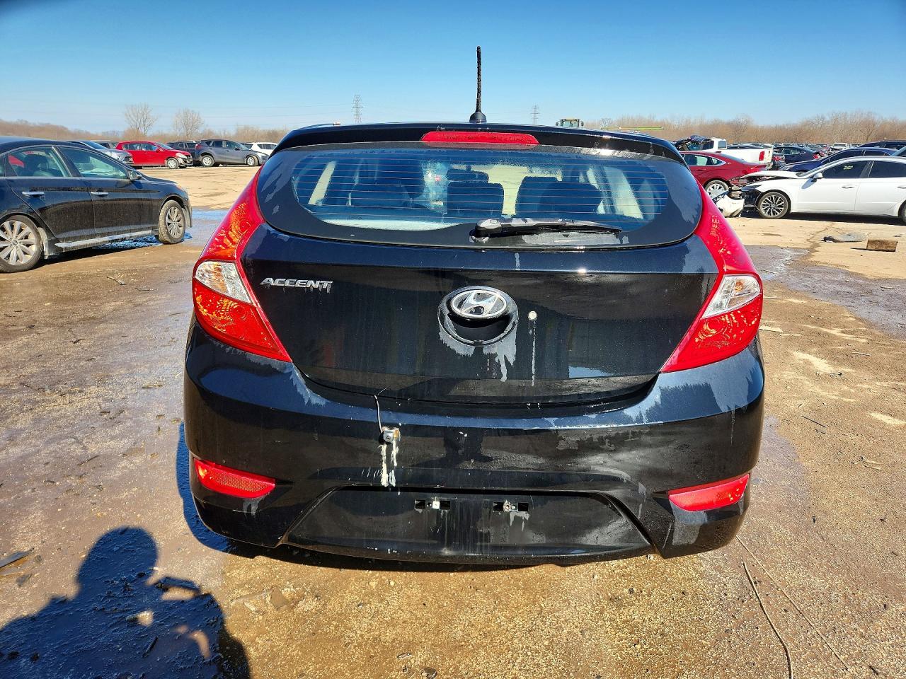2017 Hyundai Accent Se Black vin: KMHCT5AE1HU311898