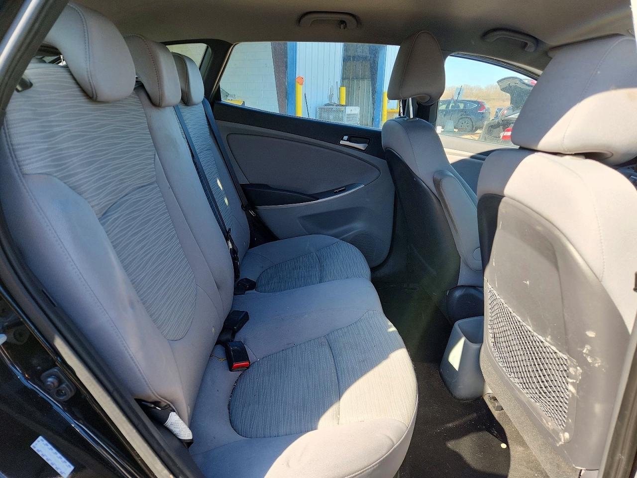 2017 Hyundai Accent Se Black vin: KMHCT5AE1HU311898