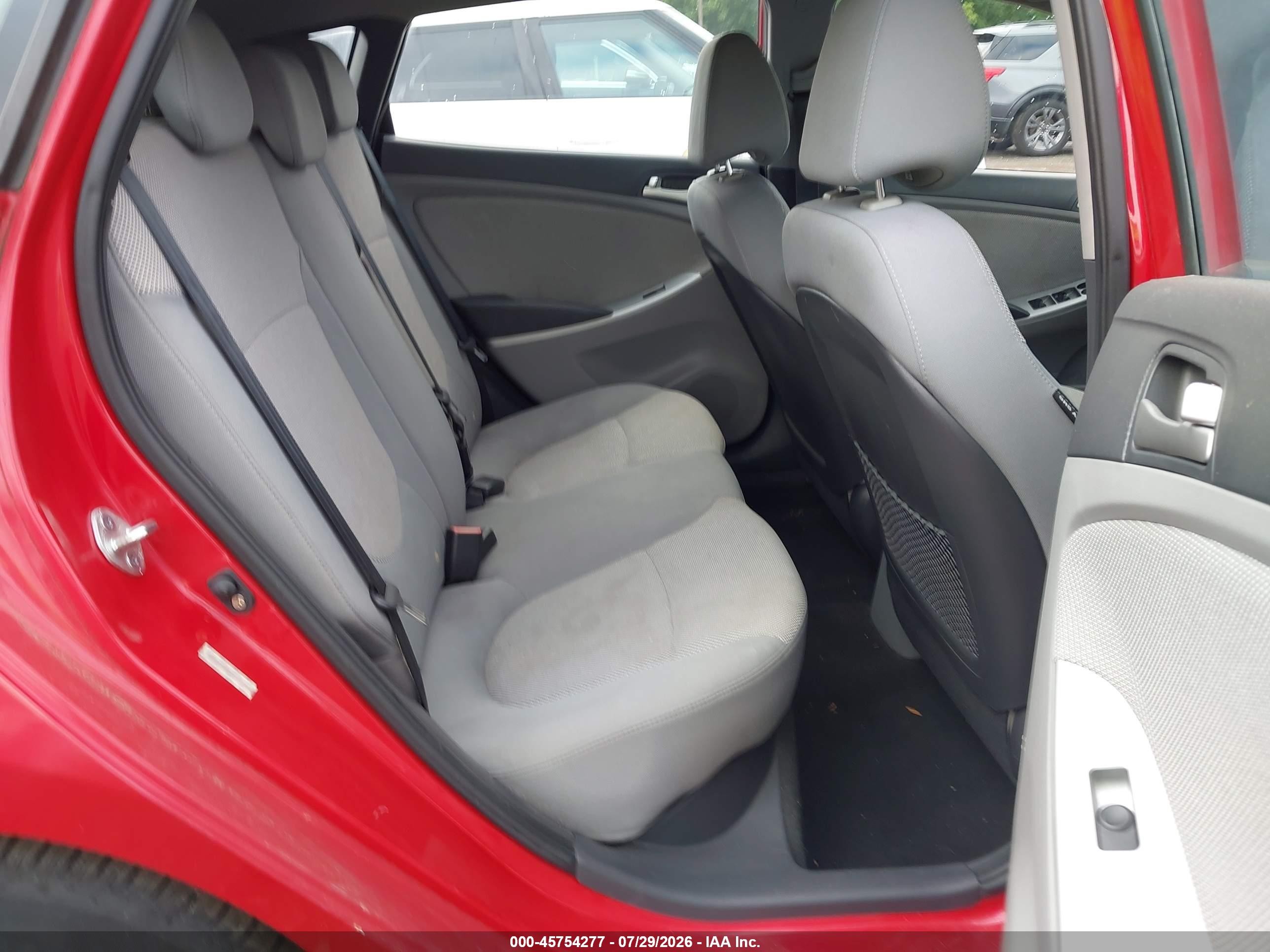 2012 Hyundai Accent Gs Red vin: KMHCT5AE2CU032923