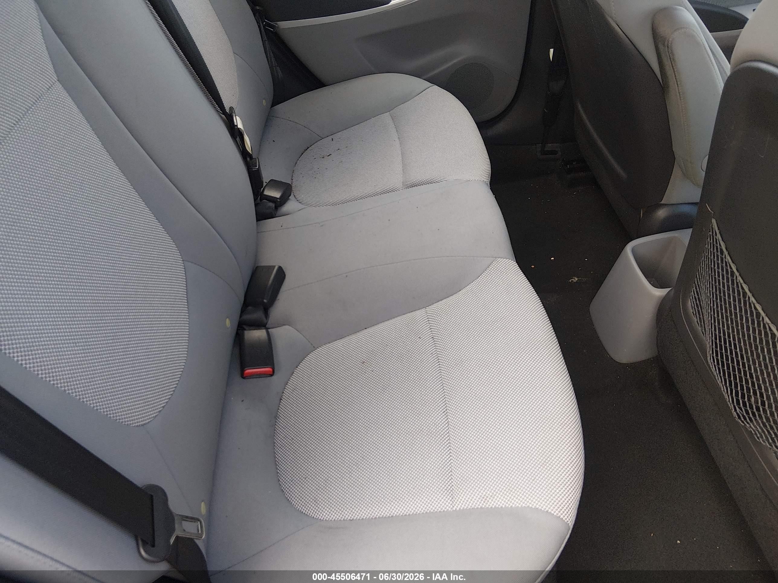 2012 Hyundai Accent Gs Black vin: KMHCT5AE2CU033831