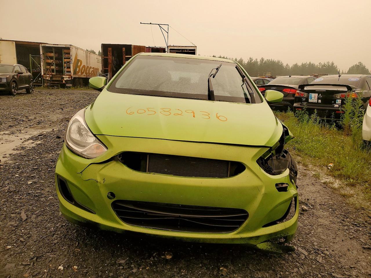 2012 Hyundai Accent Gs Green vin: KMHCT5AE2CU044862