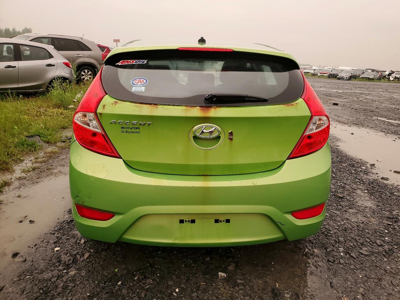 2012 Hyundai Accent Gs Green vin: KMHCT5AE2CU044862