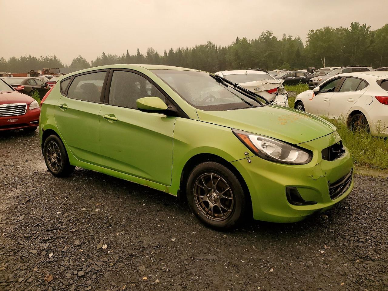 2012 Hyundai Accent Gs Green vin: KMHCT5AE2CU044862