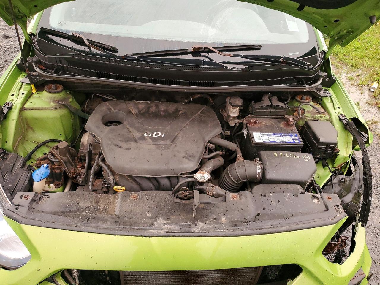 2012 Hyundai Accent Gs Green vin: KMHCT5AE2CU044862