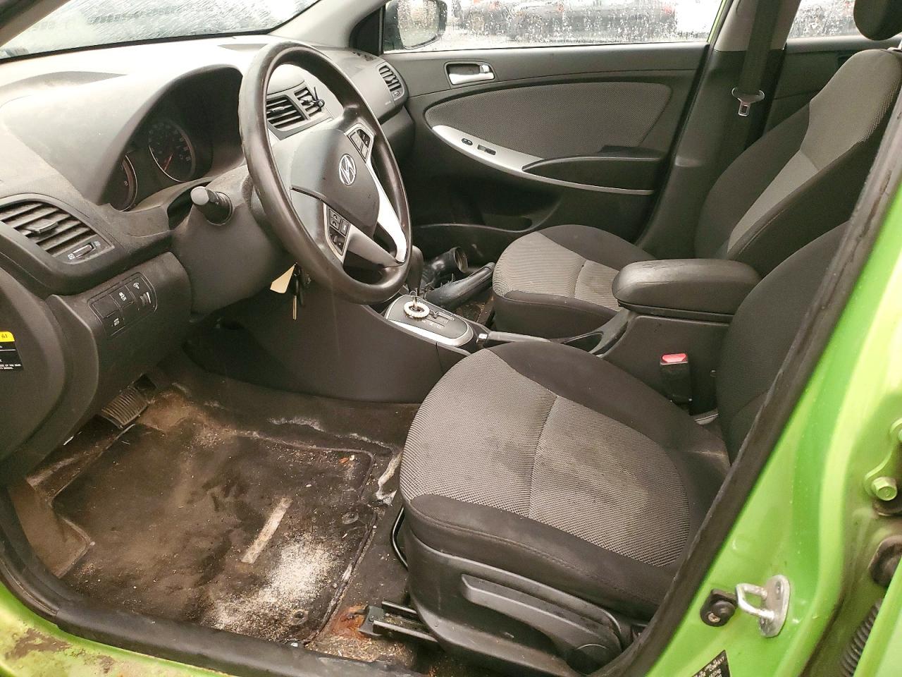 2012 Hyundai Accent Gs Green vin: KMHCT5AE2CU044862