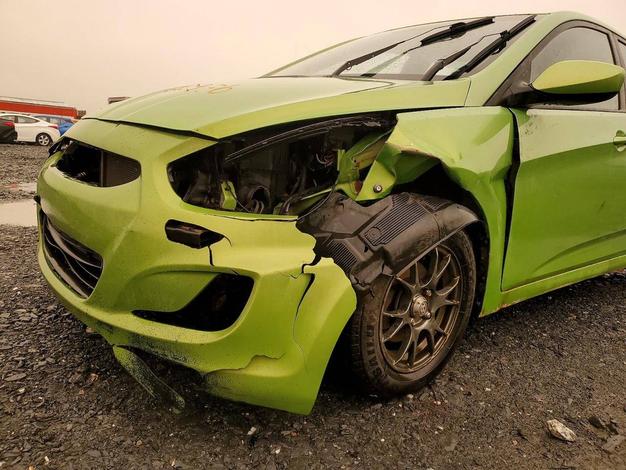 2012 Hyundai Accent Gs Green vin: KMHCT5AE2CU044862