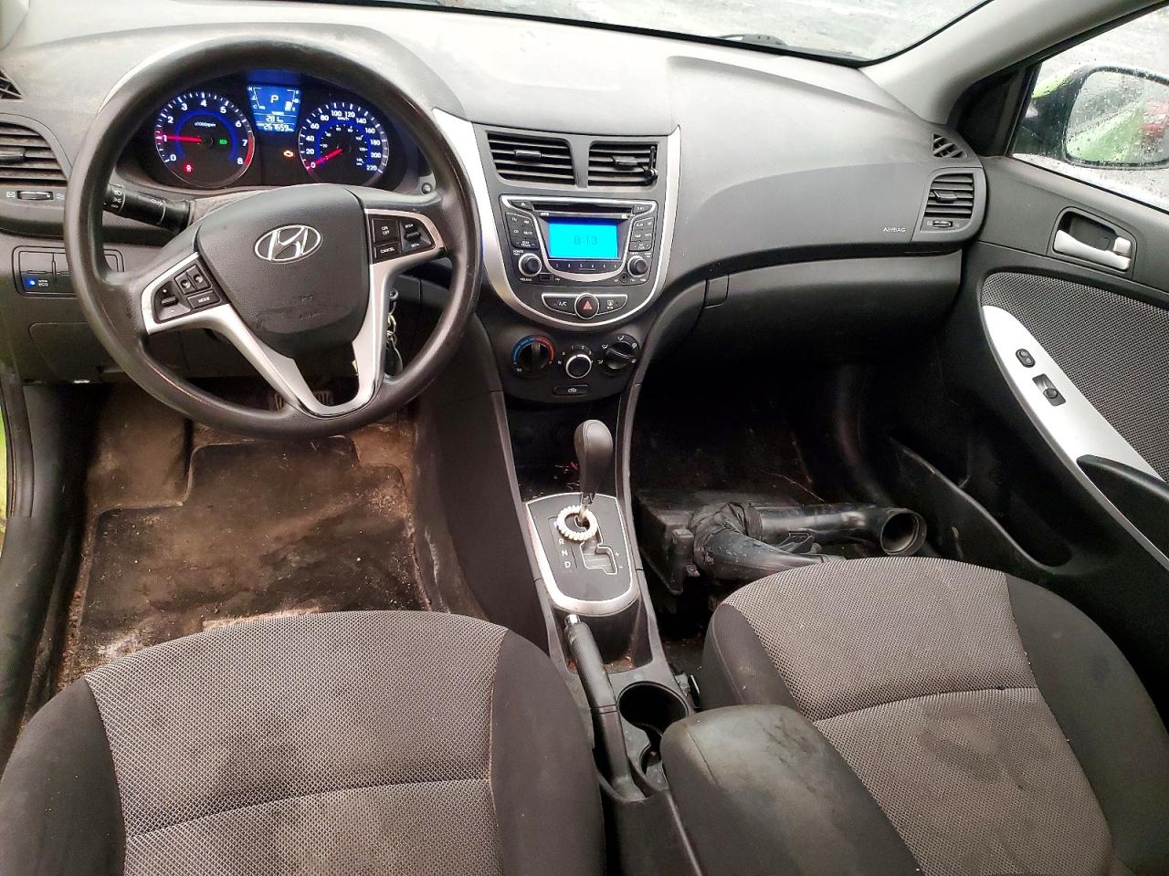 2012 Hyundai Accent Gs Green vin: KMHCT5AE2CU044862