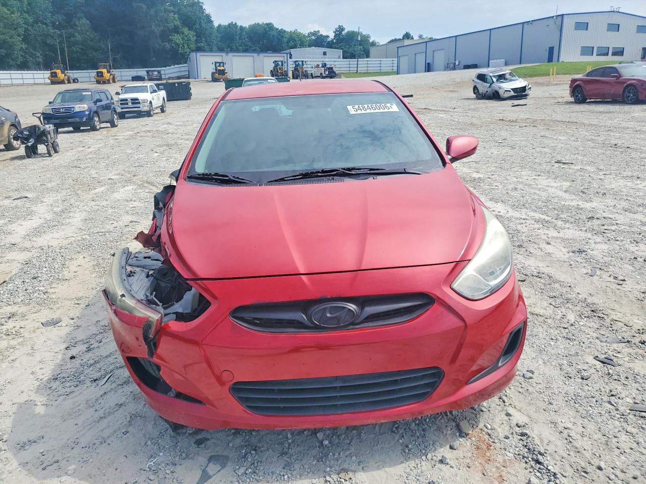 2012 Hyundai Accent Gls Red vin: KMHCT5AE2CU045526